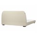 Beliani Cama con somier Poliéster ROISEL 181x226 Crema