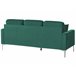 Beliani Sofá de 3 plazas Terciopelo GAVLE Beliani Sofá de 3 plazas Terciopelo GAVLE Verde