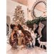 Beliani Árbol de Navidad BASSIE Blanco