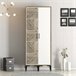 Armario 2 puertas efecto madera 80 Blanco/ Madera