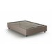 Cama plaza y media en tela Marron