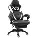 Silla Gaming Tilos En Simil Cuero Azul/ Negro