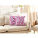 Beliani Cojín decorativo KOELERIA Fucsia