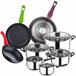 Bateria de cocina 8 piezas Multicolor