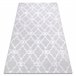 Alfombra MEFE moderna 8504 conducción flores Structural 240x330 Gris Claro