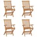 Sillas de jardin Marron