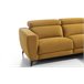 Chaise longue 4 plazas relax eléctrico DRAX derecho mostaza Mostaza