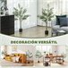 Olivos Artificiales Seda HOMCOM, hogar - decoración Verde