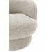 Sillón decorativo rotativo DALI color beige Beige