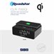 Despertador Roadstar CLR-700  Qi Negro