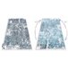 Alfombra DE LUXE moderna 2082 Ornamento vintage - Structural 160x220 Gris Azul