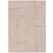 Alfombra geométrica con relieve PAULA - ATTICGO 140x200 Beige