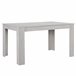 Set de comedor Kramfors mesa con 6 sillas rústico MDF textil 140x90 Roble/ Gris