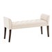 Banco - Cleopatra - Simil cuero 128x43 Crema