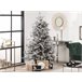 Beliani Árbol de Navidad BASSIE Blanco