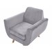 Beliani Funda para sillón BERNES Gris