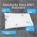 Almohada Nova Moshy Fibra 100% Poliéster 150x35 Blanco