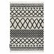 Alfombra BERBER SAFI N9040 Franjas Bereber Marroquí 180x270 Blanco/ Gris