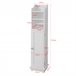Portarrollos de Papel Higiénico FRG177-W SoBuy Blanco