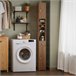 Armario alto de Baño con 2 Puertas 1 Cajón BZR34-PF SoBuy 20 Marron