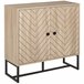 Aparador de Cocina Melamina de Madera, MDF, Metal HOMCOM Marron