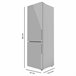 Frigorífico combinado Bolero CoolMarket Combi 250 Gris