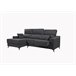 Chaise longue M NOELIA Antracita
