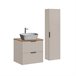 Conjunto mueble lavabo individual y columna Adriel Beige