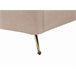 Beliani Cama con somier Terciopelo MIRIBEL 207x218 Beige