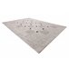 Alfombra de cuerda sisal FLOORLUX 20079 Cuadrícula 240x330 Gris