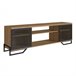 Mesa Television Estilo Industrial Con Estantes Negro/ Madera