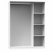 Armario Grande Tibet 3 Puertas Correderas 150 Blanco
