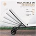 Tumbonas de Jardín Textelino, Aluminio Outsunny Crudo