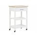Beliani Carrito de cocina HIUMA 58 Blanco