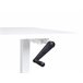 Beliani Escritorio ajustable DESTIN III 120x72 Blanco