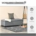 Banco de Almacenamiento 125x49 Gris