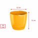2x Maceta redonda de plastico Coubi Round P Crema
