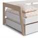 Cama doble juvenil Misty Haze 210x96 Cama doble juvenil Misty Haze 210x96 Blanco/ Madera
