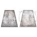 Alfombra LUCE 91 moderna Ornamento vintage Structural 115x170 Gris
