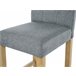 Beliani Silla de bar MADISON Beliani Silla de bar MADISON Gris