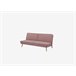 Sofá cama ROSI 3 plazas color rosa Rosa