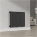 Radiador de panel Nore de Diseño monocapa tubular acero Blanco