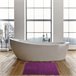 Alfombra De Baño MSV "Chenille" 60x40 Chocolate