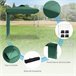 Carpa Plegable Acero, Tela Oxford Verde