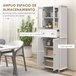 Alacena de Cocina MDF HOMCOM, hogar - cocina Blanco