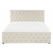 Beliani Cama con somier Terciopelo AMIENS 151x217 Beige