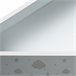 WELL HOME - Mueble infantil de almacenamiento de 2 compartimento Blanco
