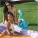 INTEX Centro de juegos acuático hinchable Dino Park con tobogán Multicolor