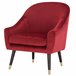 Sillón Decorativo RETRO color rojo Rojo
