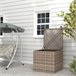 Baúl de Exterior Acero, PE Outsunny Marron